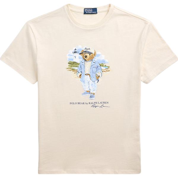 t-shirt Polo Ralph Lauren bianco con stampe