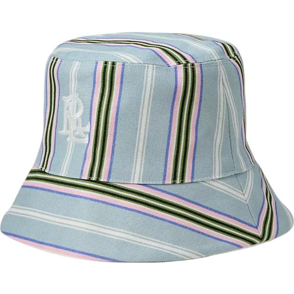 cappelli Lauren verde a righe