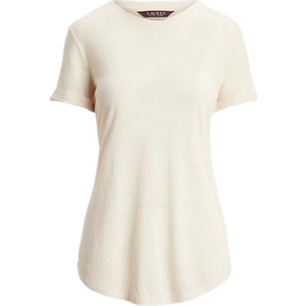 t-shirt Lauren bianco