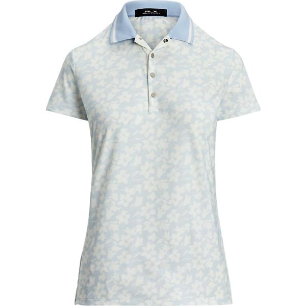 polo Rlx grigio a fiori