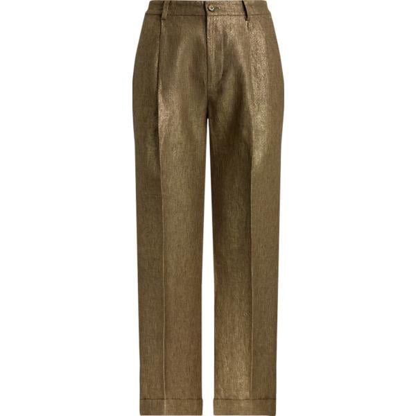 pantaloni Lauren marrone