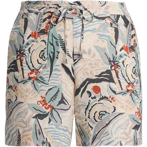 shorts Lauren bianco con stampe