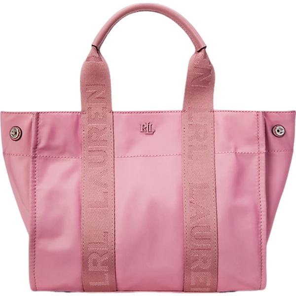 borse tote Lauren rosa con stampe