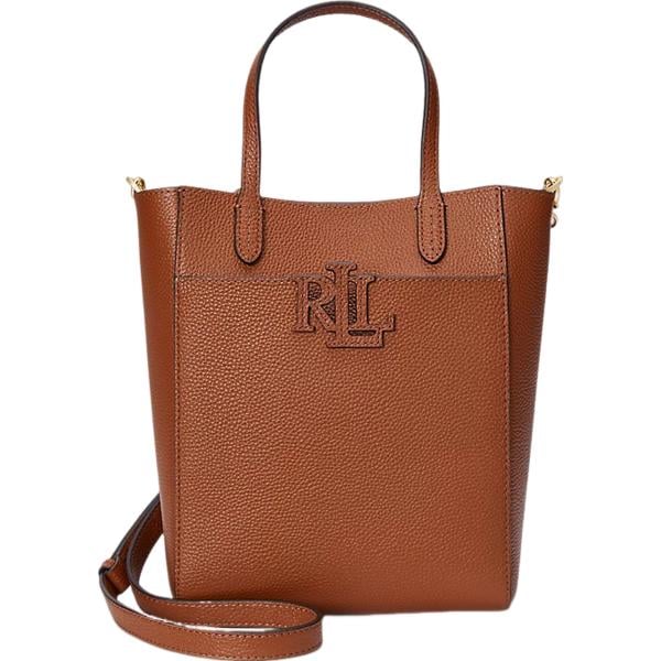 borse tote Lauren marrone