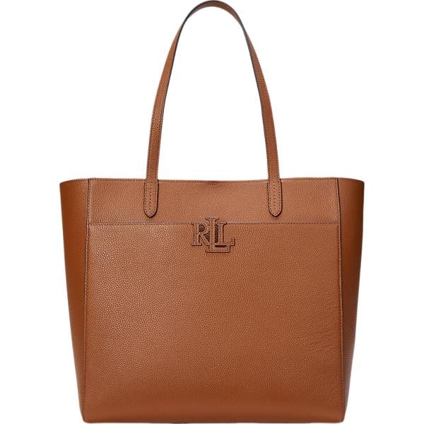 borse tote Lauren marrone