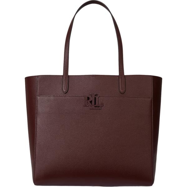 borse tote Lauren marrone