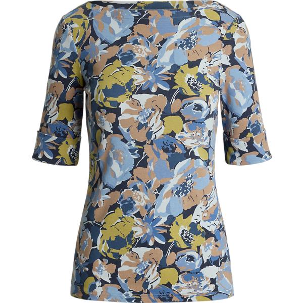 t-shirt Lauren grigio a fiori