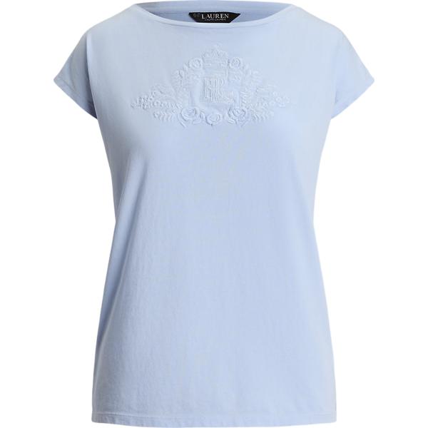 t-shirt Lauren blu a fiori