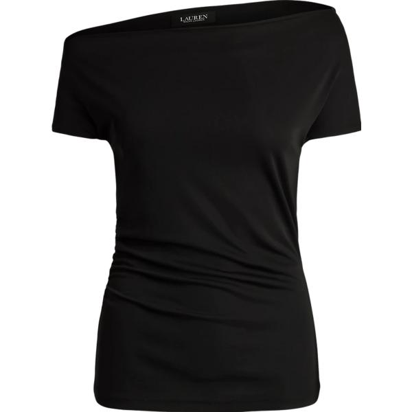 t-shirt Lauren Petite nero