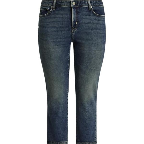 jeans dritti Lauren Curve blu