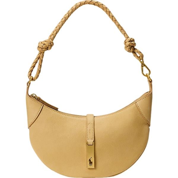borse a spalla Polo Ralph Lauren marrone