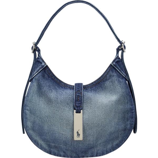 borse a spalla Polo Ralph Lauren blu