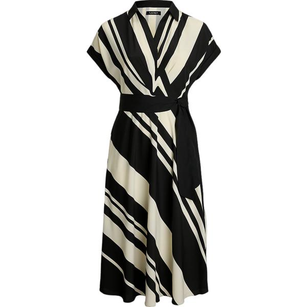 vestiti Lauren Curve nero a righe