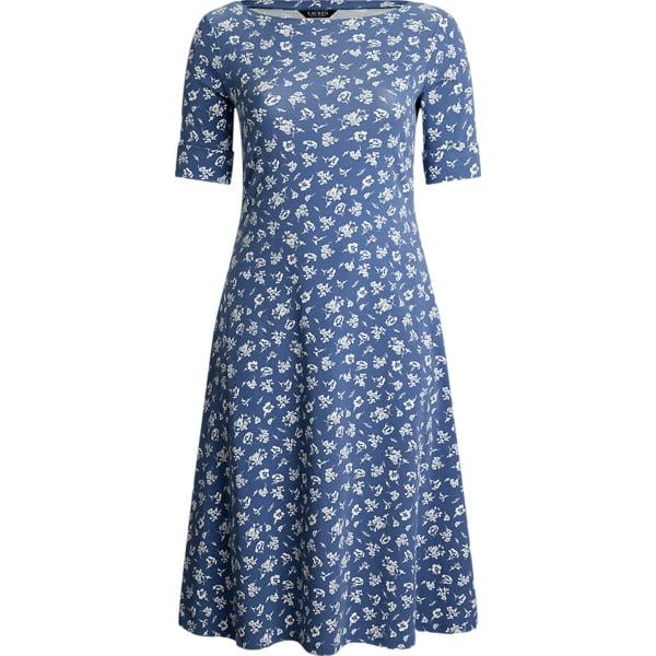 vestiti Lauren Curve blu a fiori