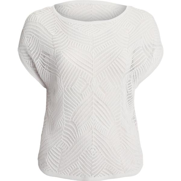 t-shirt Lauren Curve bianco geometrica