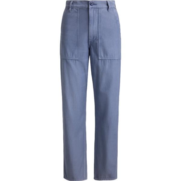 Pantaloni da donna in blu scuro con bottoni Polo Ralph Lauren