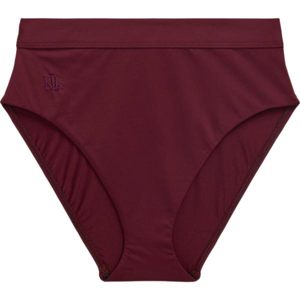 bikini Lauren rosso tinta unita