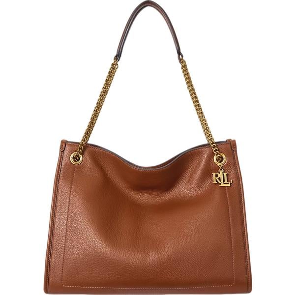 borse tote Lauren marrone