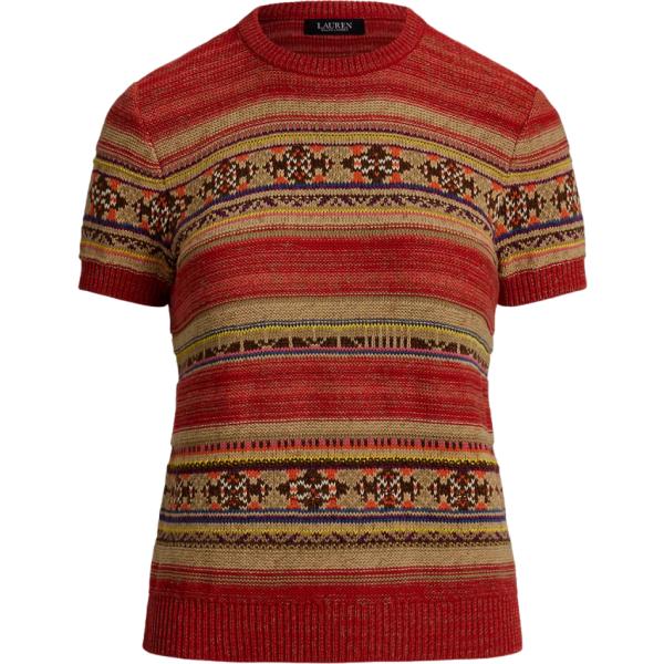 maglieria Lauren rosso a righe