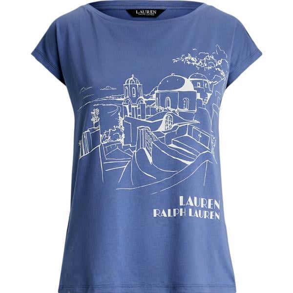 t-shirt Lauren blu