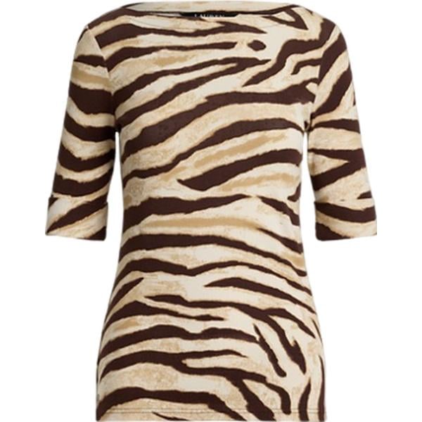 t-shirt Lauren Petite multicolore animalier
