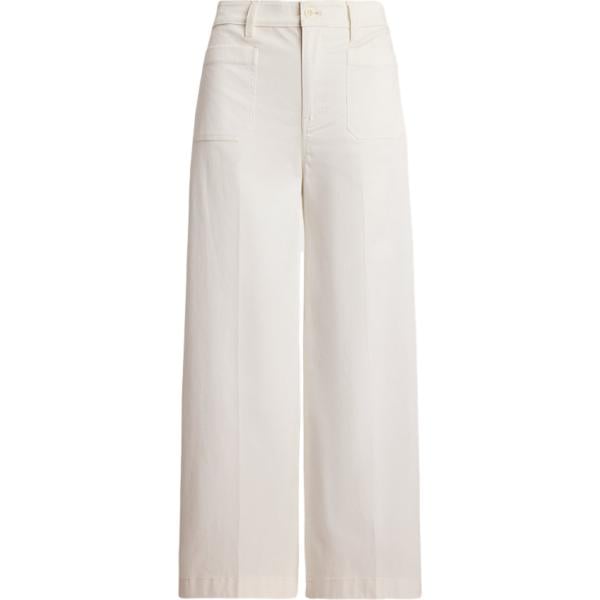 pantaloni Lauren bianco