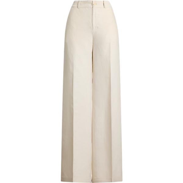 pantaloni Lauren bianco