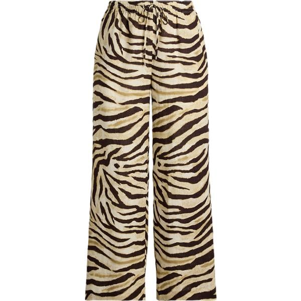 pantaloni Lauren Curve multicolore animalier