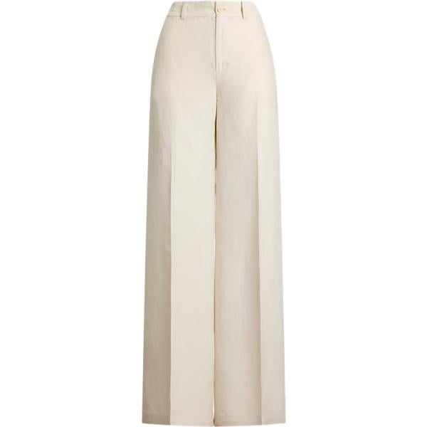 pantaloni Lauren Petite bianco
