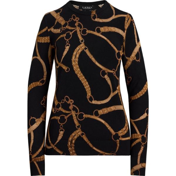 maglieria Lauren nero con stampe