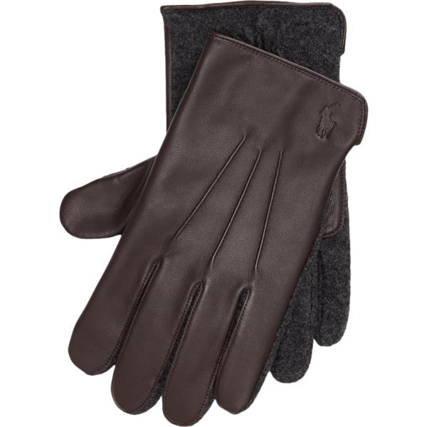guanti Polo Ralph Lauren marrone