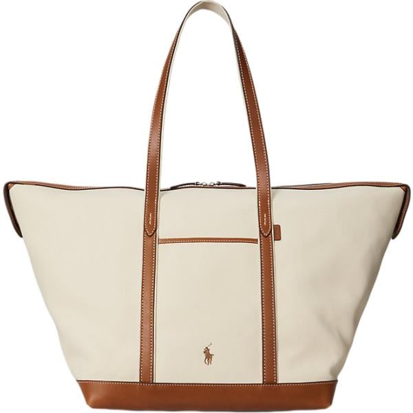 borse tote Polo Ralph Lauren bianco