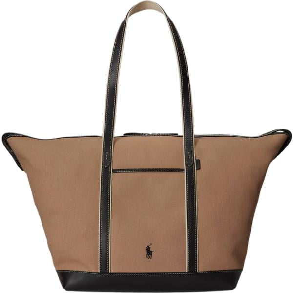 borse tote Polo Ralph Lauren marrone