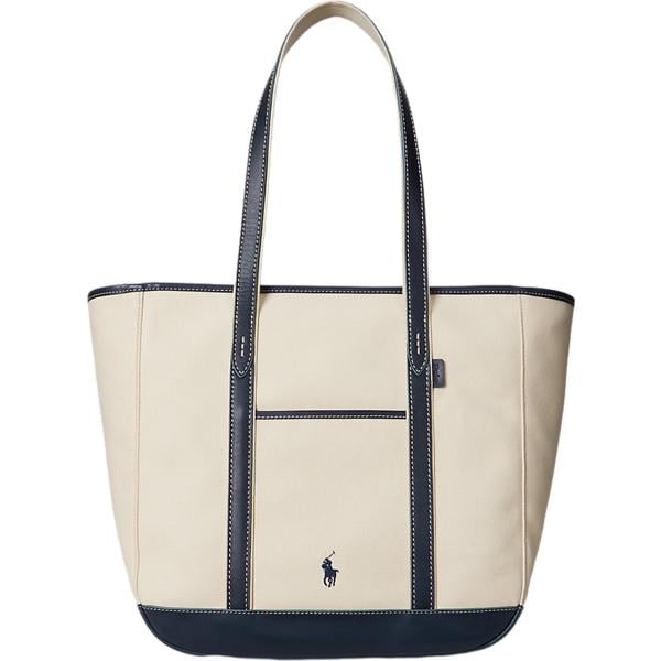 borse tote Polo Ralph Lauren bianco