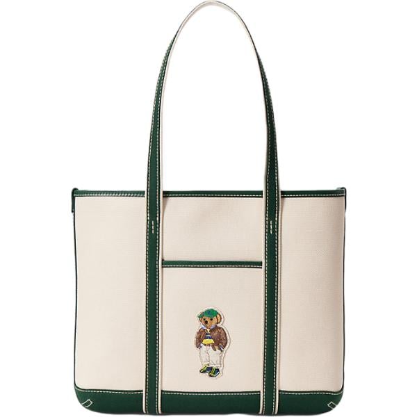borse tote Polo Ralph Lauren bianco