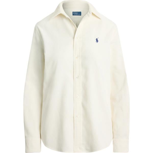 Camicia da donna in bianco avorio Polo Ralph Lauren