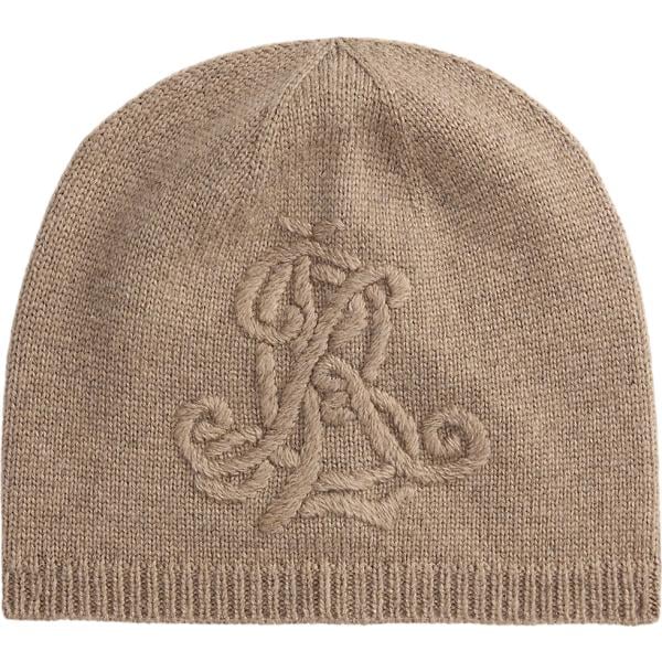 berretti Lauren marrone con stampe