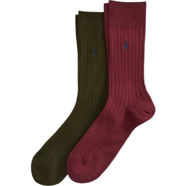 Calzino da uomo in marrone scuro lungo Polo Ralph Lauren
