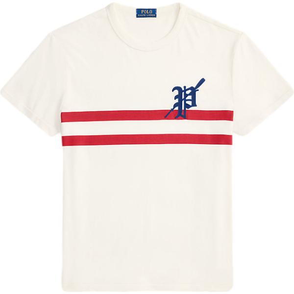t-shirt Polo Ralph Lauren bianco con stampe