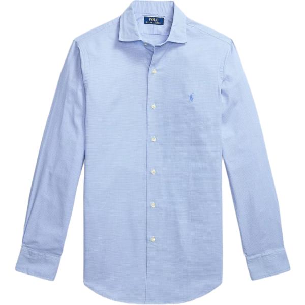 camicie Polo Ralph Lauren bianco pied de poule