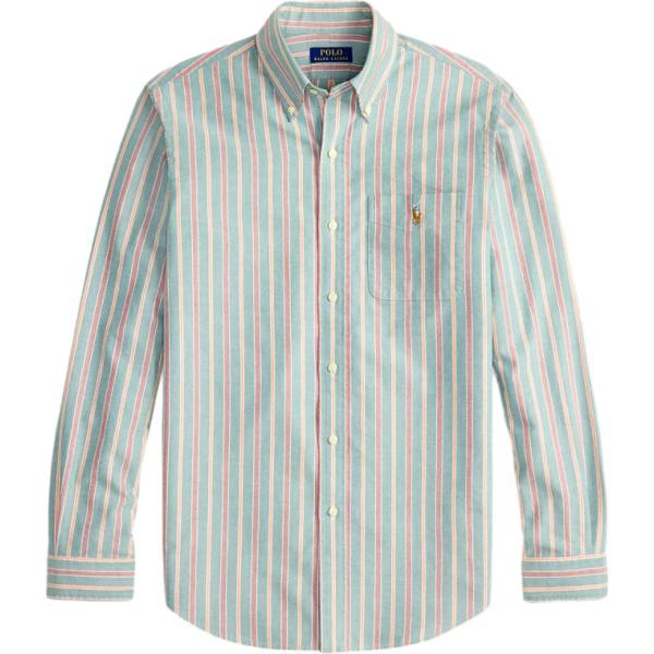 camicie Polo Ralph Lauren verde a righe