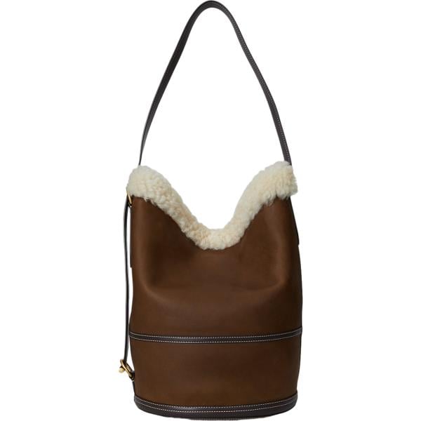 borse a spalla Polo Ralph Lauren marrone