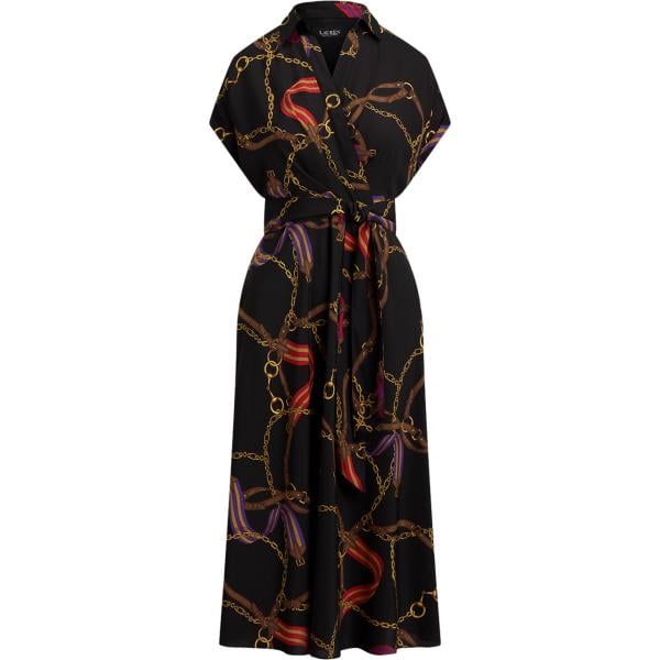 vestiti Lauren nero con stampe