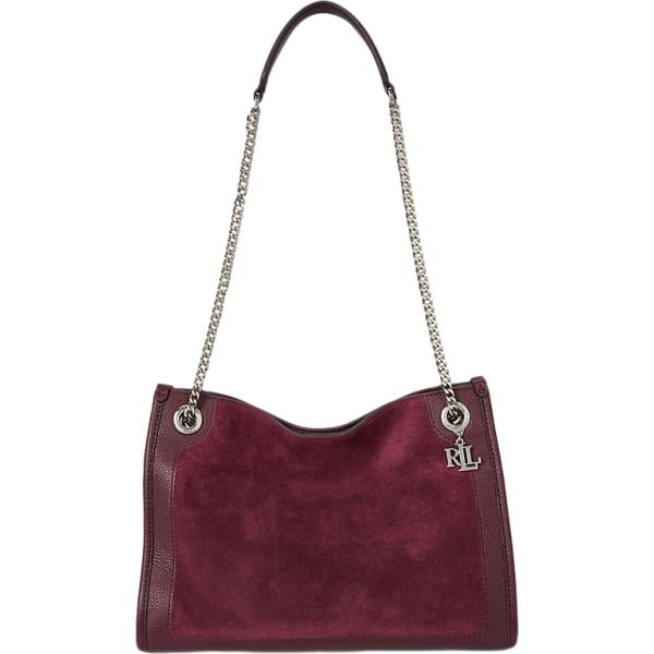 borse tote Lauren marrone