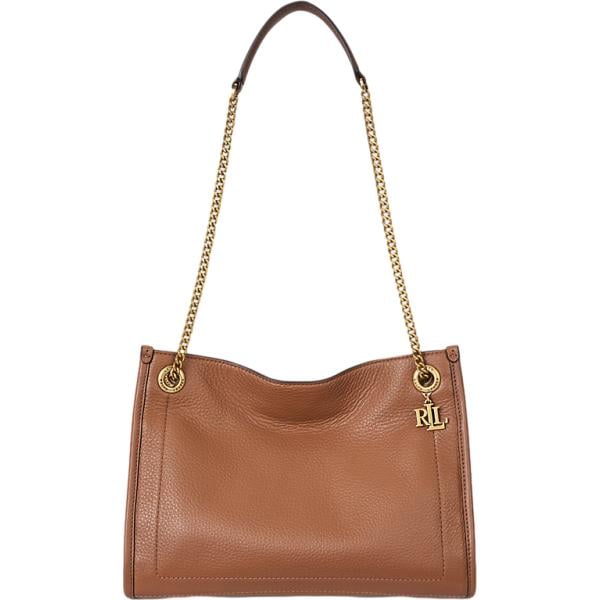 borse tote Lauren marrone