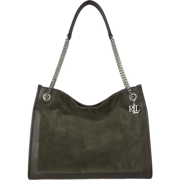 borse tote Lauren verde