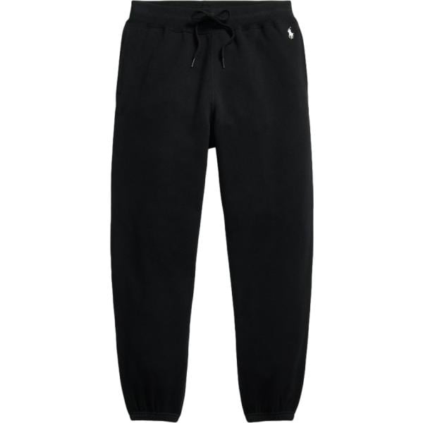 Pantaloni da donna in nero pece con coulisse in pile Polo Ralph Lauren