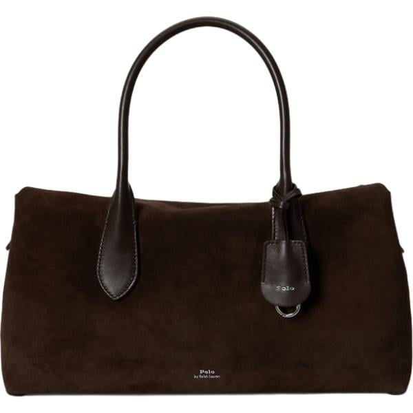 borse a mano Polo Ralph Lauren marrone