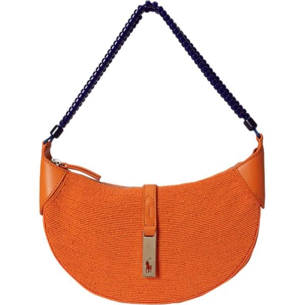 borse a spalla Polo Ralph Lauren arancione