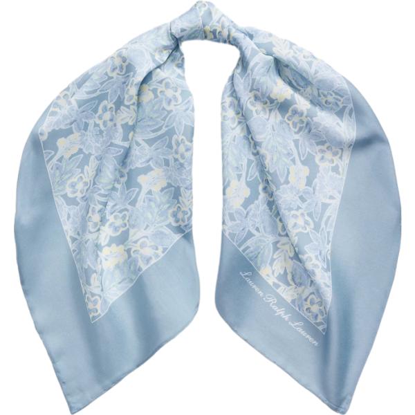foulard Lauren blu a fiori